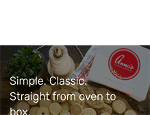 Tablet Screenshot of annascookies.com